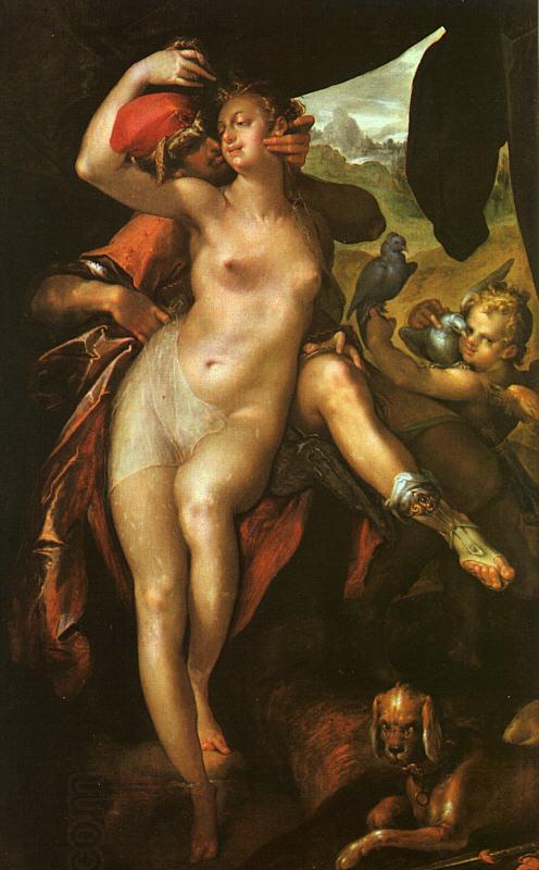 Bartholomeus Spranger Venus and Adonis China oil painting art